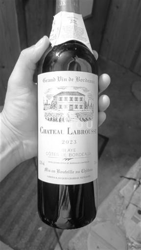 Vin Rouge sec Château Labrousse 2023 France Bordeaux Blaye-côtes-de-bordeaux AOC