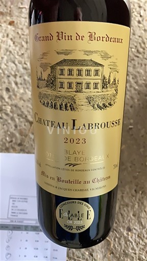 Bordeaux Blaye-côtes-de-bordeaux Château Labrousse 2023