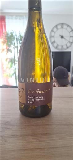 Burgund Saint-Véran Eric Forest La Renommée 2022