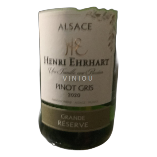 Alsacia Pinot gris Henri Ehrhart Grande Réserve 2020