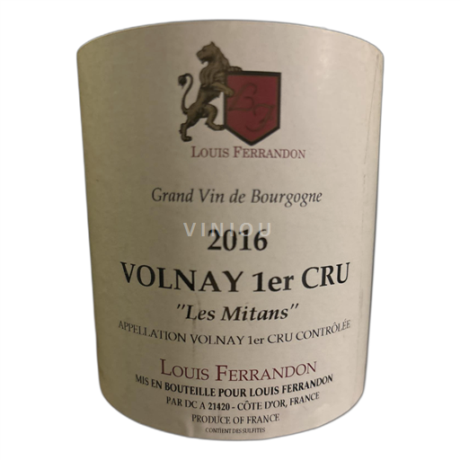 Burgundija Ni doloceno Louis Ferrandon Les Mitans 2016