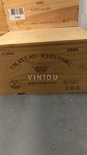 Bordeaux Sauternes Premier Cru Château Rieussec 2005