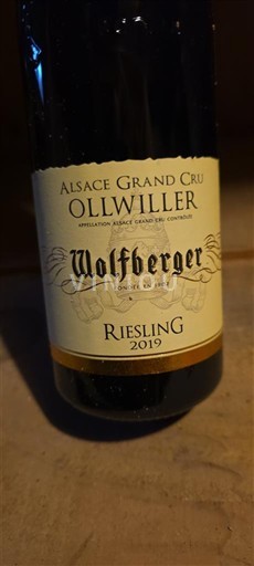 Alsace Unspecified Grand Cru Wolfberger 2019