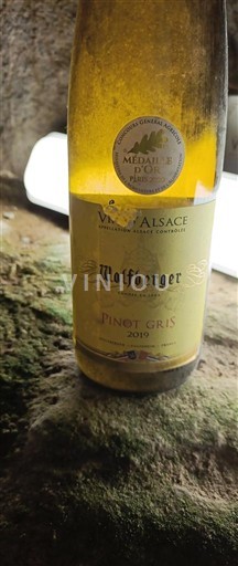 Alsacia No especificado Grand Cru Wolfberger 2019