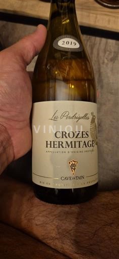 Rhônen laakso Crozes-Hermitage Cave de Tain Les Perdrigolles 2019