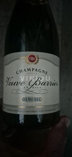 Champagne Veuve Barrier et Fils Icke årgångsbetecknad