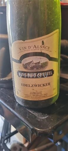 Alsace Burghart-Spettel Edelzwicker Ei vuosikertaa
