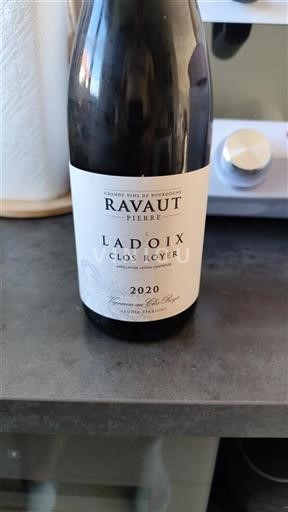 Burgundy Ladoix Ravaut Pierre Clos Royer 2020