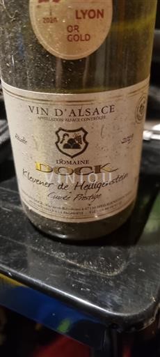 Alsace Grand Cru Domaine Dock Prestige 2020