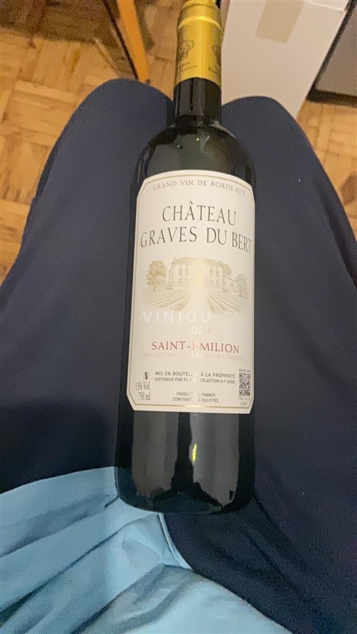 Bordeaux Saint-Émilion Château Graves du Bert 2021