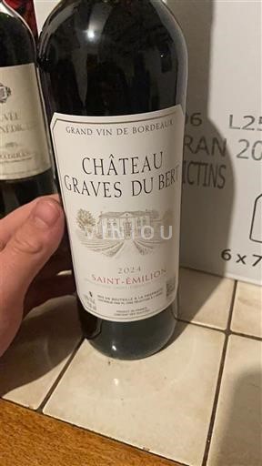 Bordoja Saint-Émilion Château Graves du Bert 2021