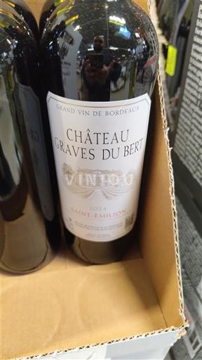 Bordoja Saint-Émilion Château Graves du Bert 2021