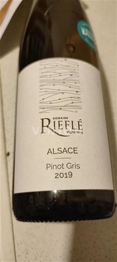 Alsazia Grand Cru Domaine Rieflé Pinot Gris 2019