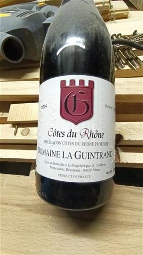 Vallée du Rhône Côtes-du-rhône Domaine La Guintrandy 2014