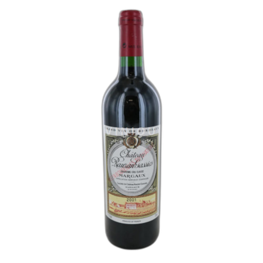 Bordeaux Margaux Château Rauzan-Gassies 2001