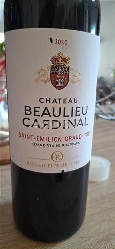 Bordeaux Saint-Émilion Grand Cru Grand Cru Château Beaulieu Cardinal 2020