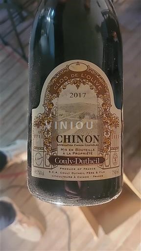 Loirevallei Chinon Couly-Dutheil Clos de l'Olive 2017
