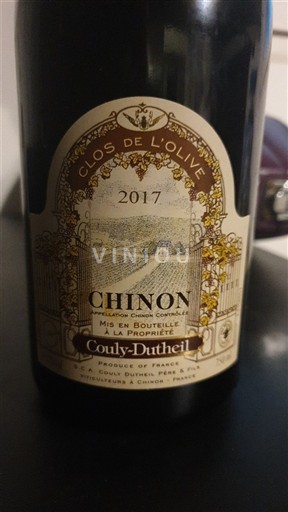 Valle della Loira Chinon Couly-Dutheil Clos de l'Olive 2017