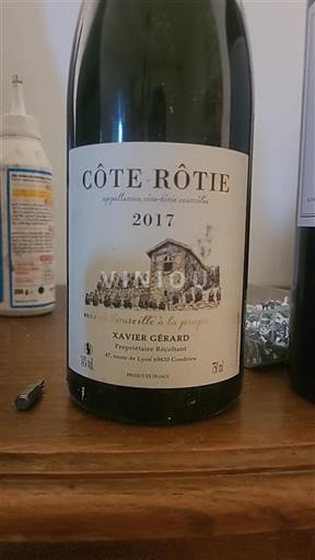 Vallée du Rhône Côte-rôtie Xavier Gérard 2017