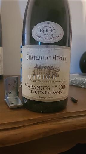 Borgogna Non specificato Premier Cru Château Mercey Les Clos Roussots 2018