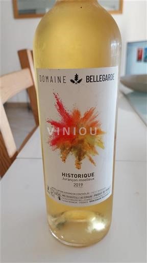 Sudoeste Jurançon Domaine Bellegarde Historique 2019