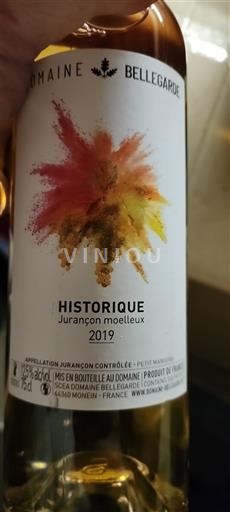 Tây Nam Jurançon Domaine Bellegarde Historique 2019