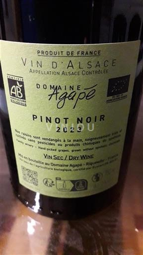 Alsace Grand Cru Domaine Agapé 2023