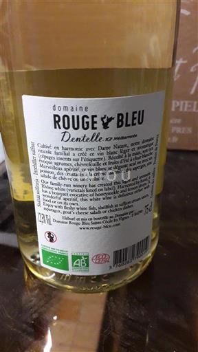 Provence, Nedre Rhônedal, Korsika Middelhavet Domaine Rouge-Bleu Dentelle Ikke årgangsbestemt