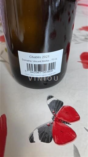 Burgundy Chablis Domaine Vincent Mothe 2021