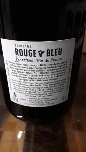 Vale do Ródano Não especificado Domaine Rouge-Bleu Lunatique Não Sazonado