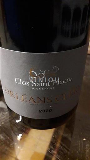 Loiren laakso Orléans-Cléry Clos Saint Fiacre 2020