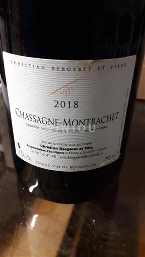 Borgoña Chassagne-Montrachet Christian Bergeret et Fille 2018