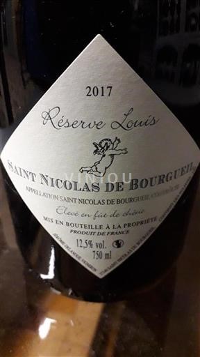 Loiretal Saint-Nicolas-De-Bourgueil Saint Nicolas de Bourgueil Réserve Louis 2017