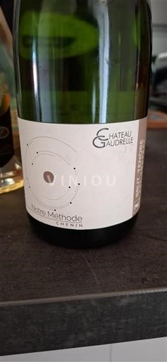Valle del Loira Vouvray Château Gaudrelle Notre Méthode Sin añada