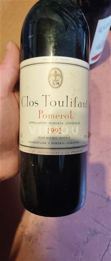 Bordeaux Pomerol Clos Toulifaut 1992