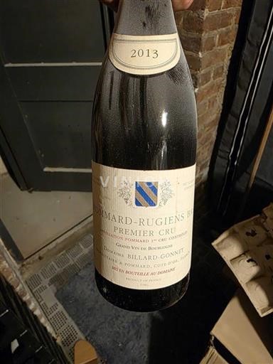 Borgoña Pommard Premier Cru Domaine Billard-Gonnet Pommard-Rugiens Bas 2013