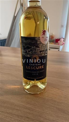 Bordeaux Sainte-Croix-Du-Mont Château Lecure 2018