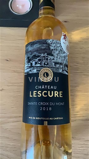 Bordeaux Sainte-Croix-Du-Mont Château Lecure 2018
