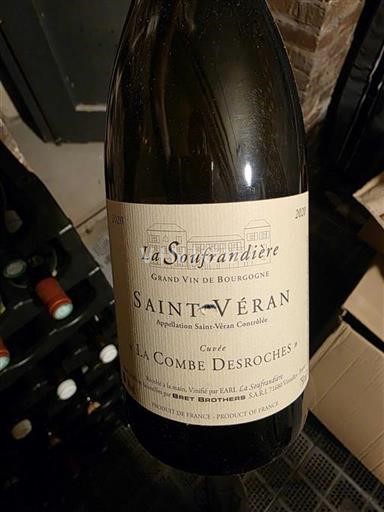 Bourgogne Saint-Véran La Soufrandière La Combe Desroches 2020