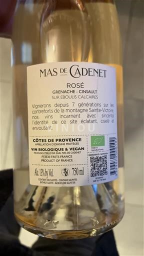 Provence Côtes-de-Provence Mas de Cadenet 2024