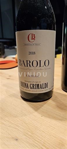 Piedmont Wines Barolo Bruna Grimaldi Camilla 2018