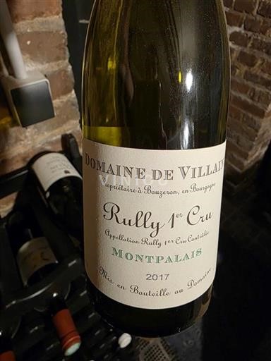 Burgundi Rully Premier Cru Domaine Villaine Montpalais 2017
