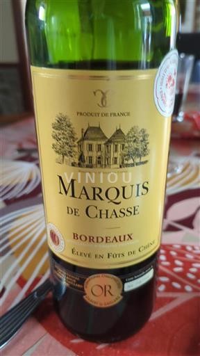 Burdeos Bordeaux Marquis de Chasse 2019