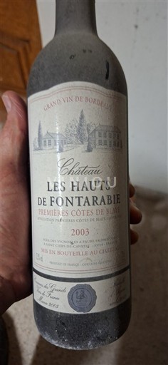 Bordeaux Ospecificerad Château Les Hauts de Fontarabie 2003