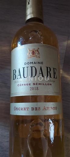 Sud-Ovest Non specificato Domaine Baudare Secret des Anges 2018