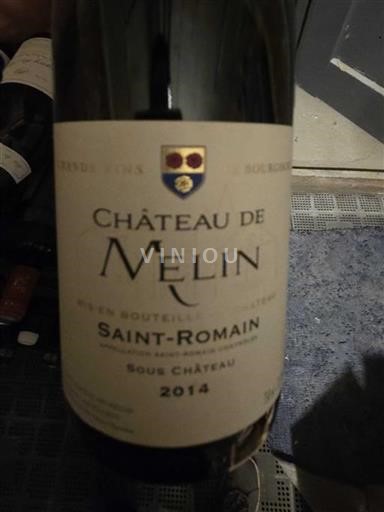Burgund Saint-Romain Château Melin Sous Château 2014