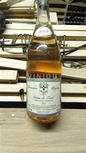 Lothringen Côtes-de-Toul Domaine Régina Gris 2009