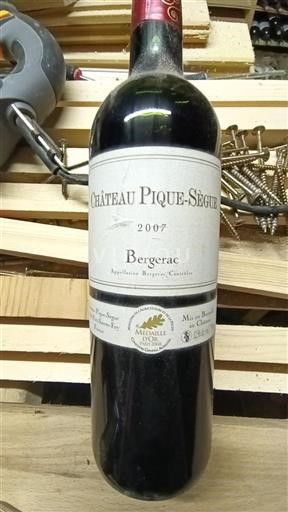 Southwest Bergerac Château Pique-Sègue 2007