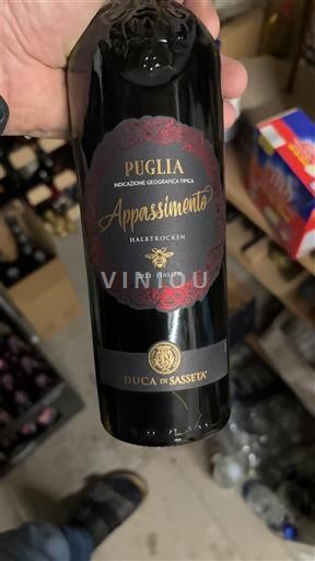 Puglia Không được chỉ định Duca di Sasseta Appassimento 2023