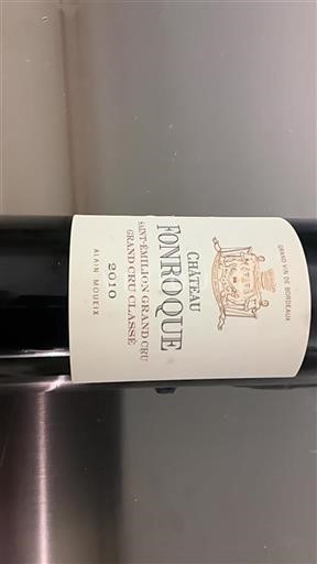 Bordeaux Saint-Émilion Grand Cru Grand Cru Classé Château Fonroque 2010